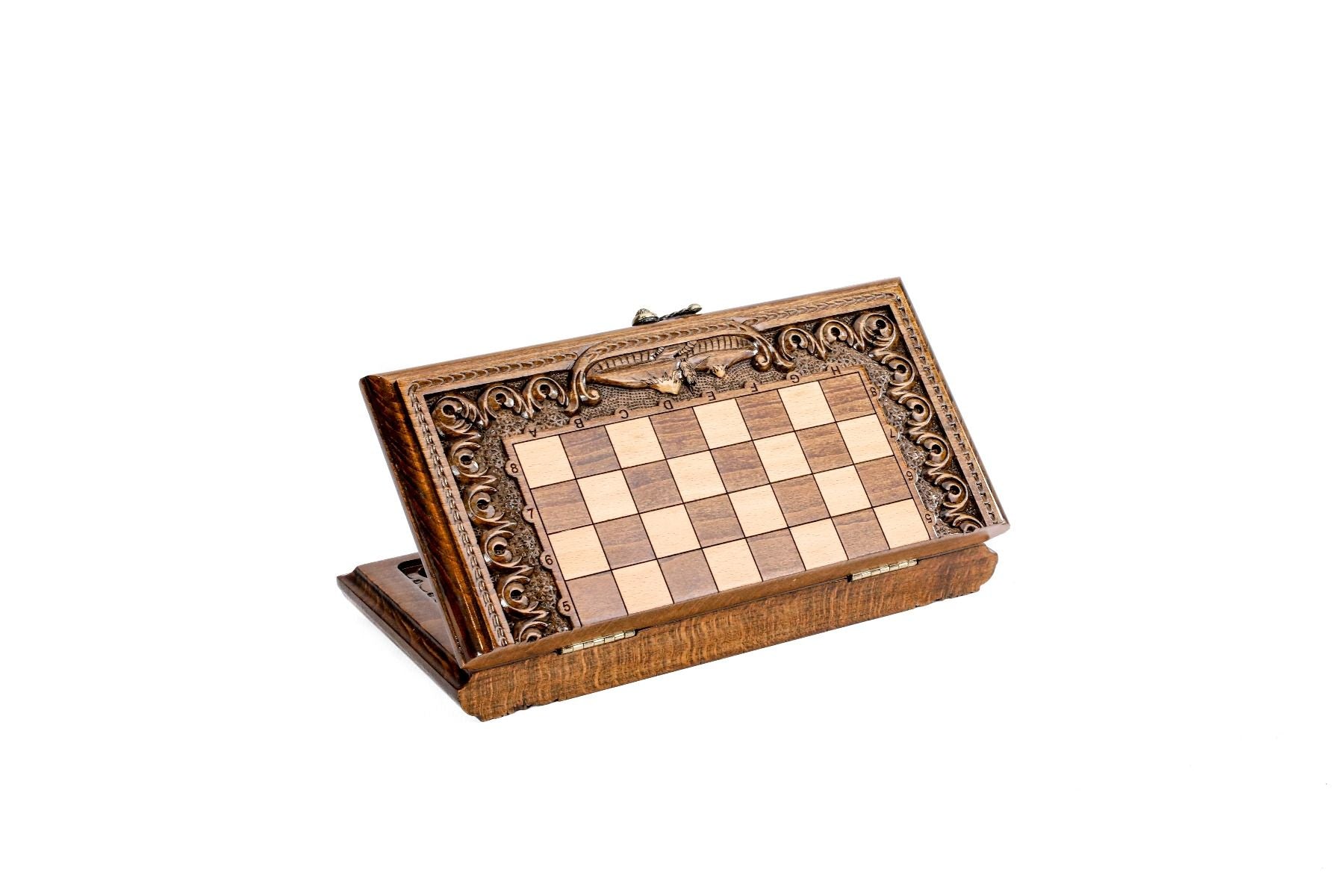 Armenian Chess & Backgammon Set with Mount Ararat 15.7" | 40 cm