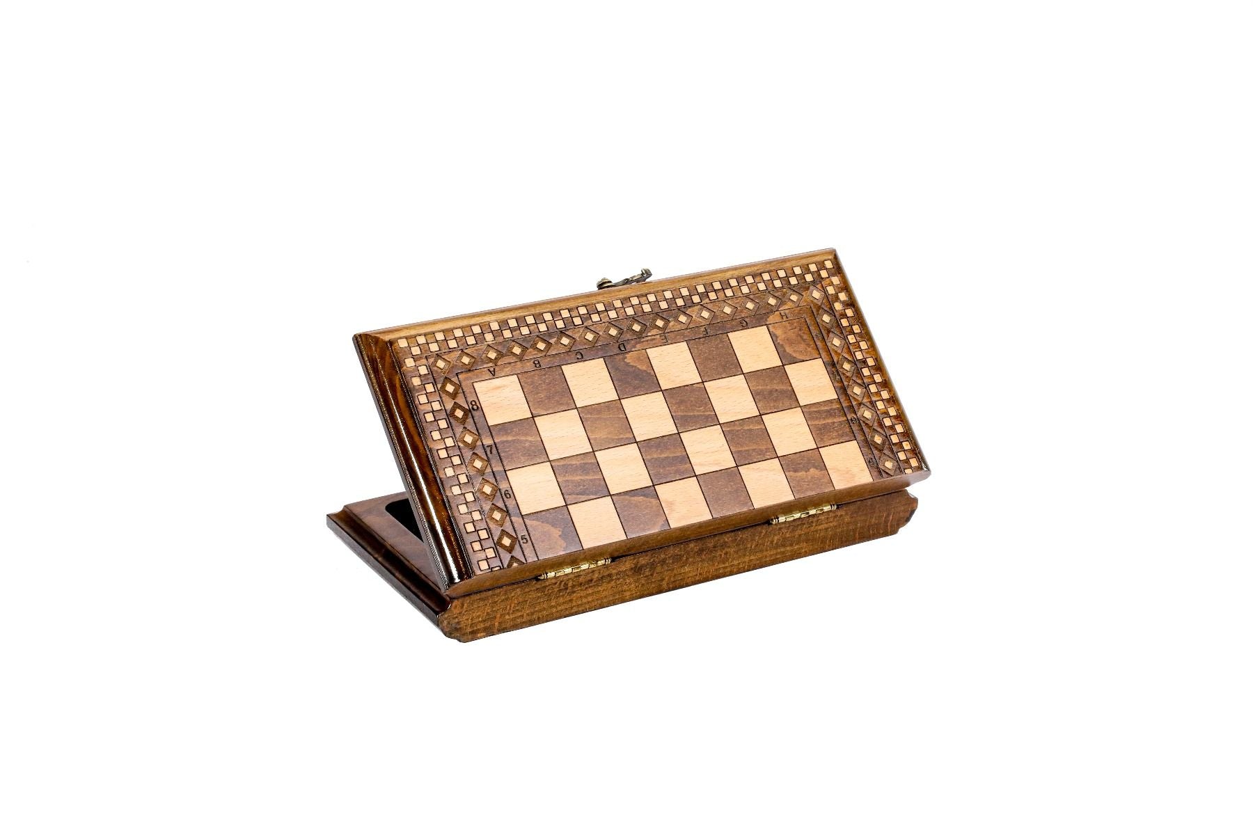 Wooden Chess Set With Classic Design 30 cm | 11.8" - Unumperfectus