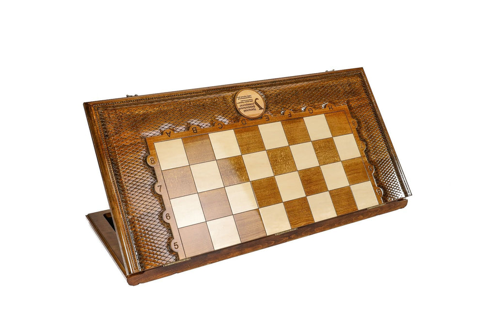 Classic Carved Chess Set Classic Large 100 cm | 39,4" - Unumperfectus