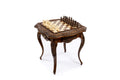Luxury Armenian wooden table chess set handcrafted furniture design