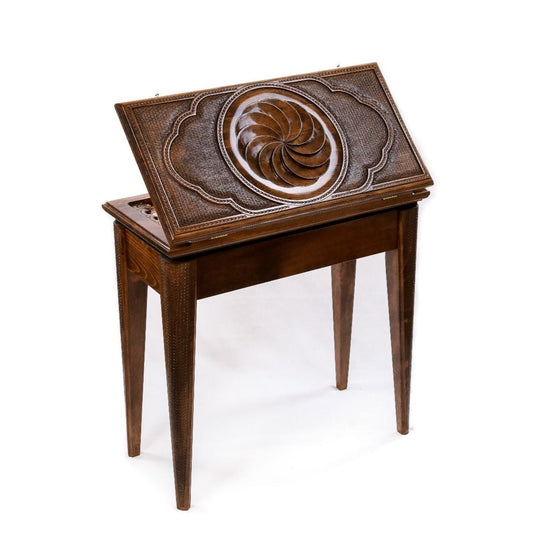 Backgammon Table with Eternity Sign