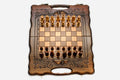 Compact Mount Ararat Beech Chess and Backgammon Set III