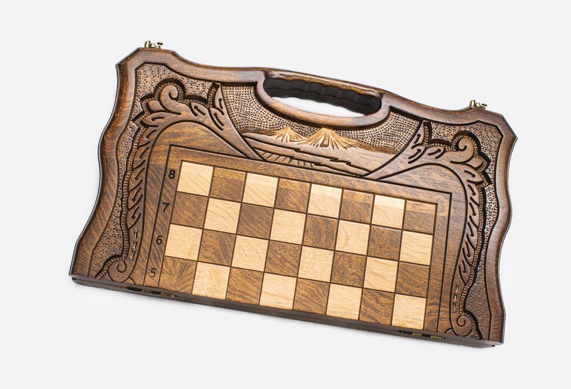 Mount Ararat chess and backgammon set - view 3