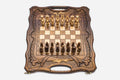 Standard Mount Ararat Beech Chess and Backgammon Set