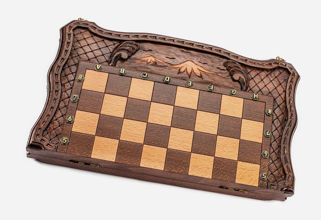 Mount Ararat and Baklava Lattice chess and backgammon set - view 4