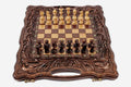 Standard Classic Beech Chess and Backgammon Set IV