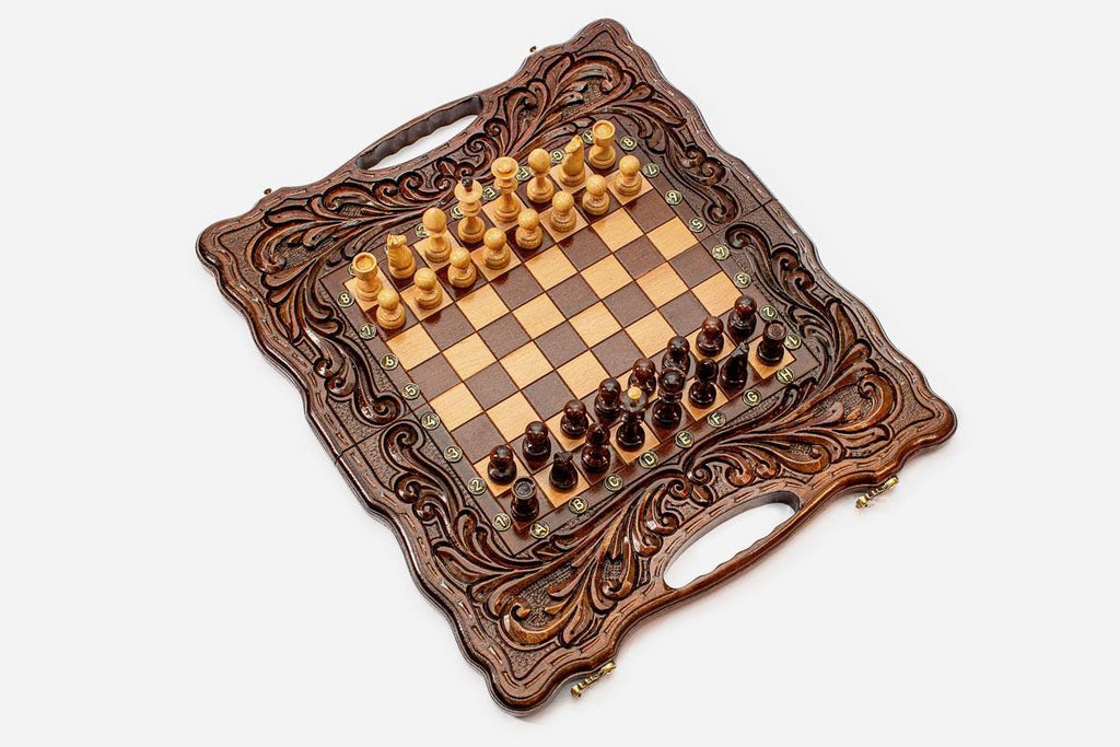 Classic chess and backgammon set - view 3