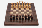 Standard Classic Beech Chess and Backgammon Set III
