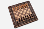 Floral Border chess and backgammon set - view 3