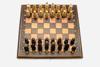 Standard Classic Beech Chess and Backgammon Set II