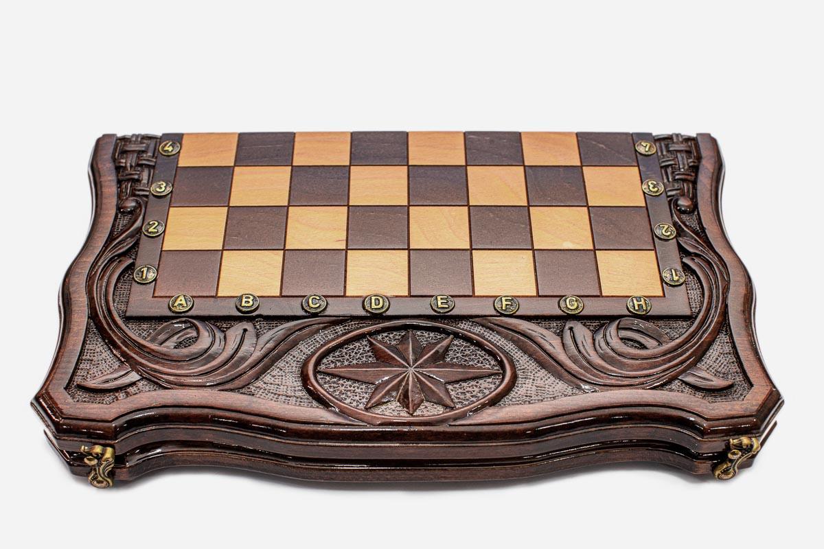 Octagon chess and backgammon set - view 5