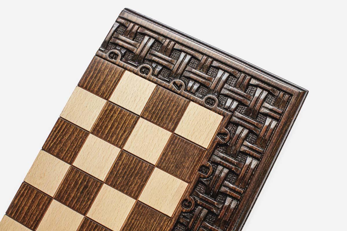 Lattice chess and backgammon set - view 5
