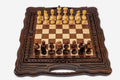 Large Classic Beech Chess and Backgammon Set