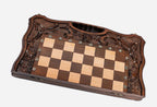 Ornamental Rosette chess and backgammon set - view 4