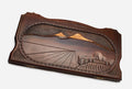 Khor Virap and Mount Ararat carved on backgammon board