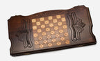 Ararat and Khor Virap backgammon set folded