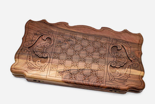 Ararat backgammon set folded with handle
