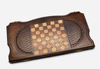 Eagle backgammon set folded with handle