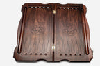 Backgammon Set Spider - handmade wooden backgammon board