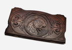 Backgammon Set Tiger II - handmade wooden backgammon board