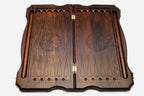 Backgammon Set Tiger II - handmade wooden backgammon board