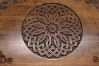 Armenian Backgammon Set - Ornaments XXV - handmade wooden backgammon board