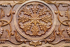 Armenian Backgammon Set - Ornaments XXIV - handmade wooden backgammon board
