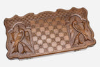 Armenian Backgammon Set II - handmade wooden backgammon board