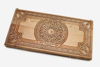 Armenian Backgammon Set - Ornaments XXIII - handmade wooden backgammon board