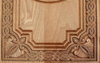 Armenian Backgammon Set - Ornaments XXIII - handmade wooden backgammon board