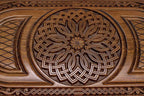 Armenian Backgammon Set - Ornaments XXII - handmade wooden backgammon board