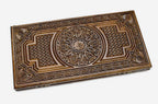Armenian Backgammon Set - Ornaments XXI - handmade wooden backgammon board