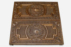 Armenian Backgammon Set - Ornaments XXI - handmade wooden backgammon board