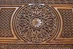 Armenian Backgammon Set - Ornaments XXI - handmade wooden backgammon board