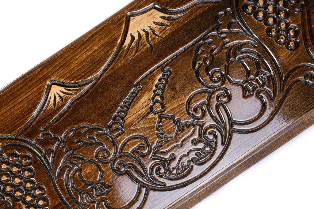 Armenian Wooden Backgammon Board Ararat Classic 23.6" | 60 cm