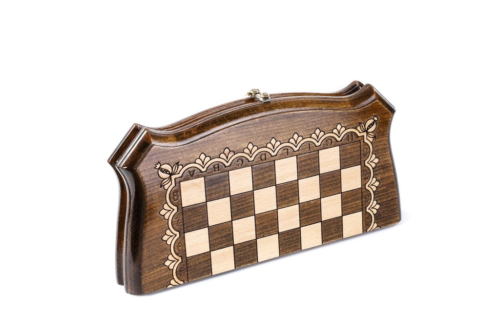 Wooden Chess & Backgammon 30 cm | 11.8" - Unumperfectus