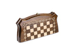 Chess chess and backgammon set - chess pieces set up for play