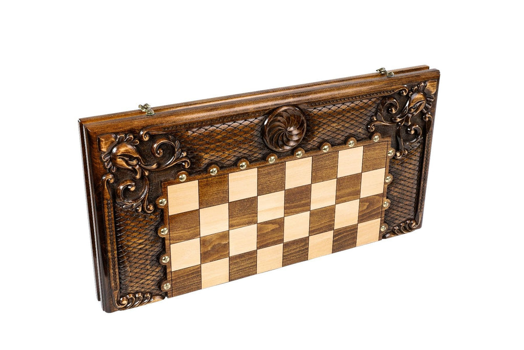 Chess-backgammon classic Eternity with patterns - Unumperfectus