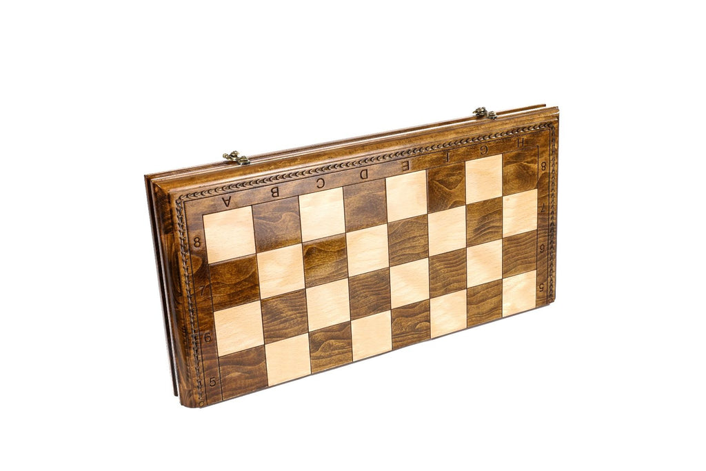 Luxury Hand-Carved Classic Wooden Chess Set - Unumperfectus