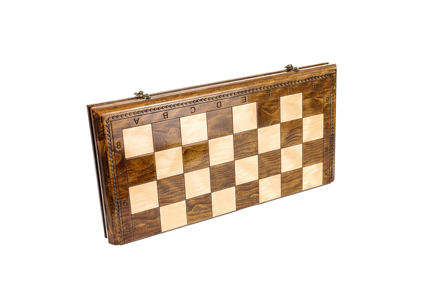 Luxury Hand-Carved Classic Wooden Chess Set - Unumperfectus