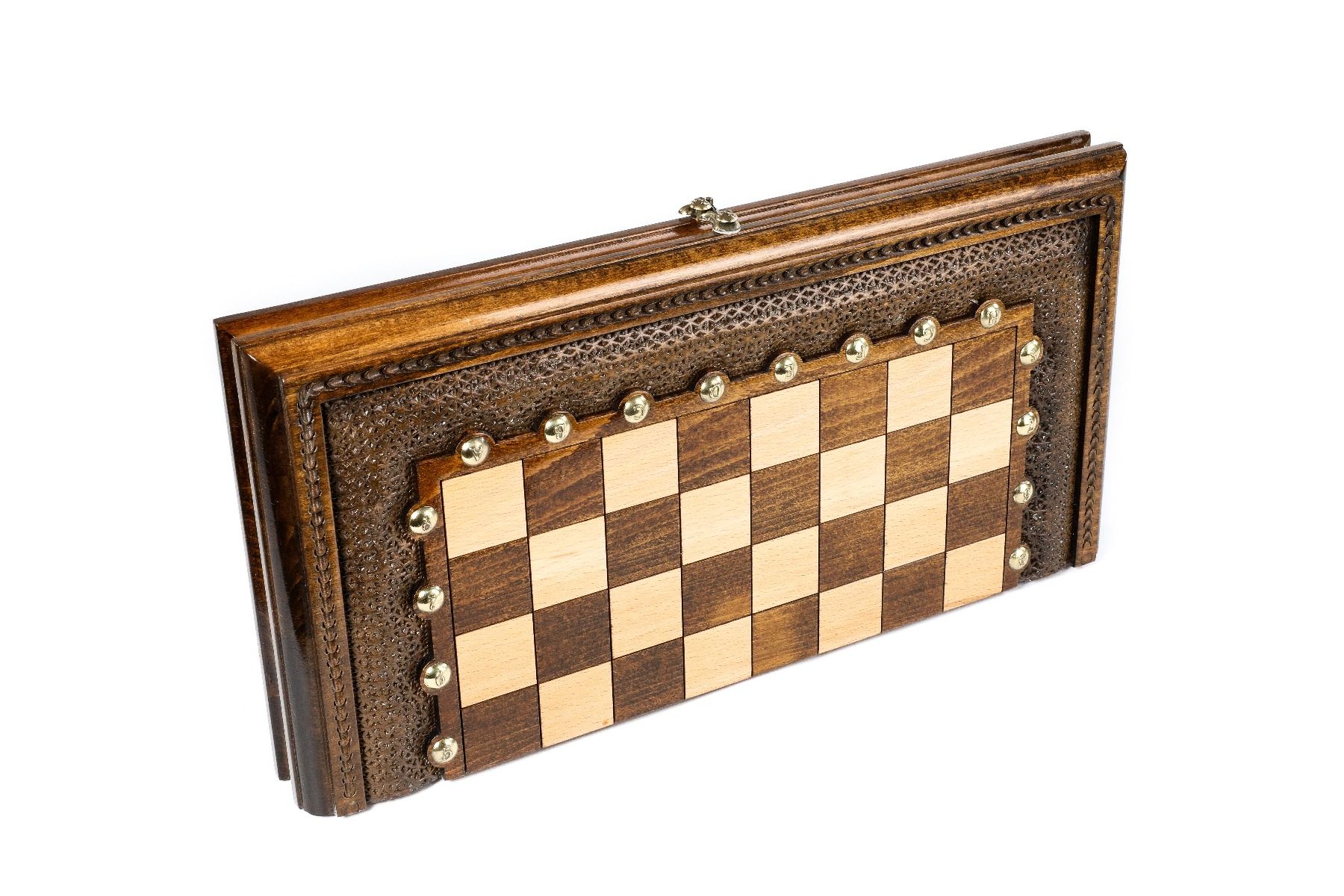 Classic 2-in-1 Wooden Chess & Backgammon Board - Unumperfectus