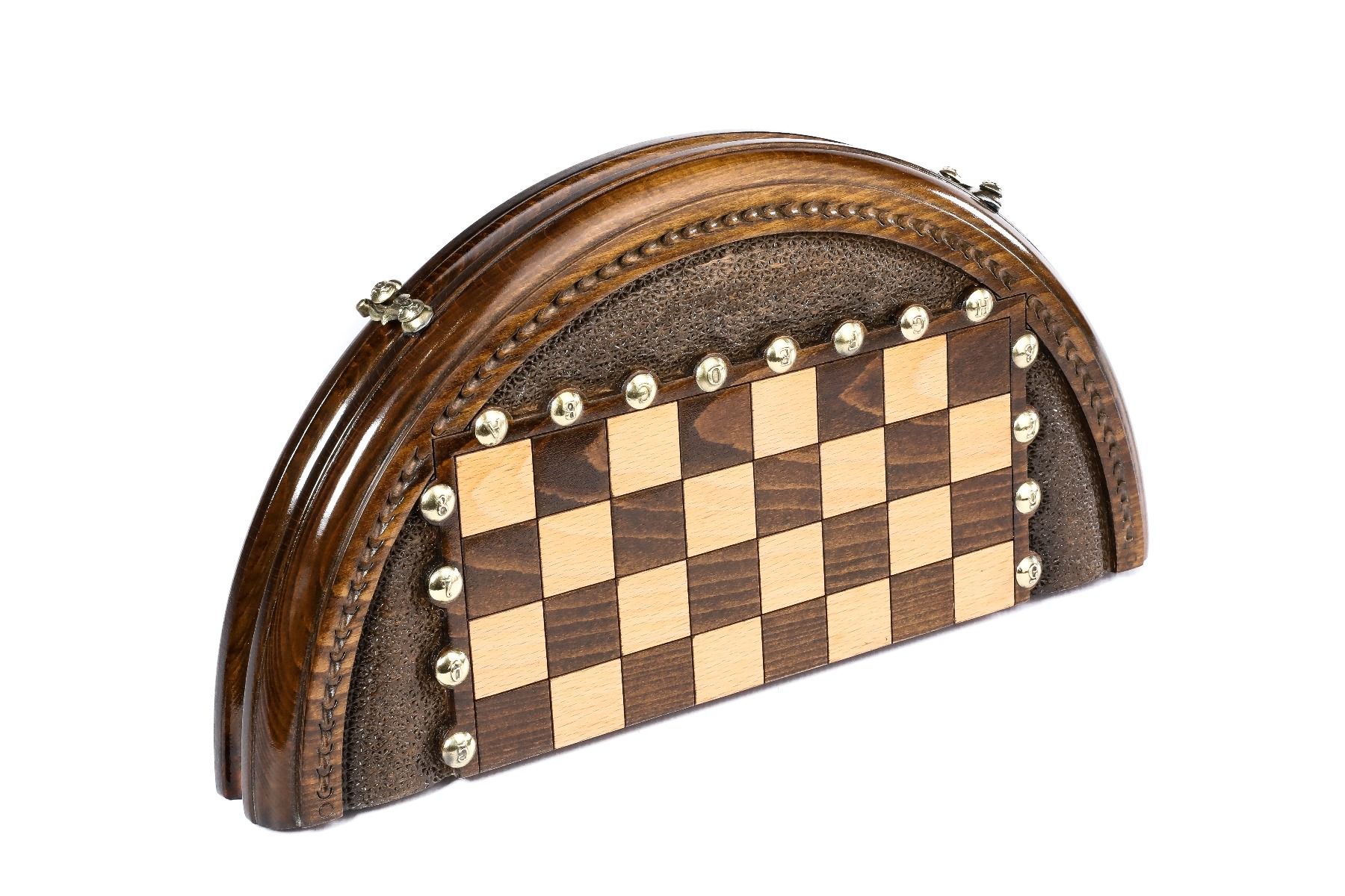 Handmade Chess Set Circular-Shaped 30 cm / 11.8" - Unumperfectus