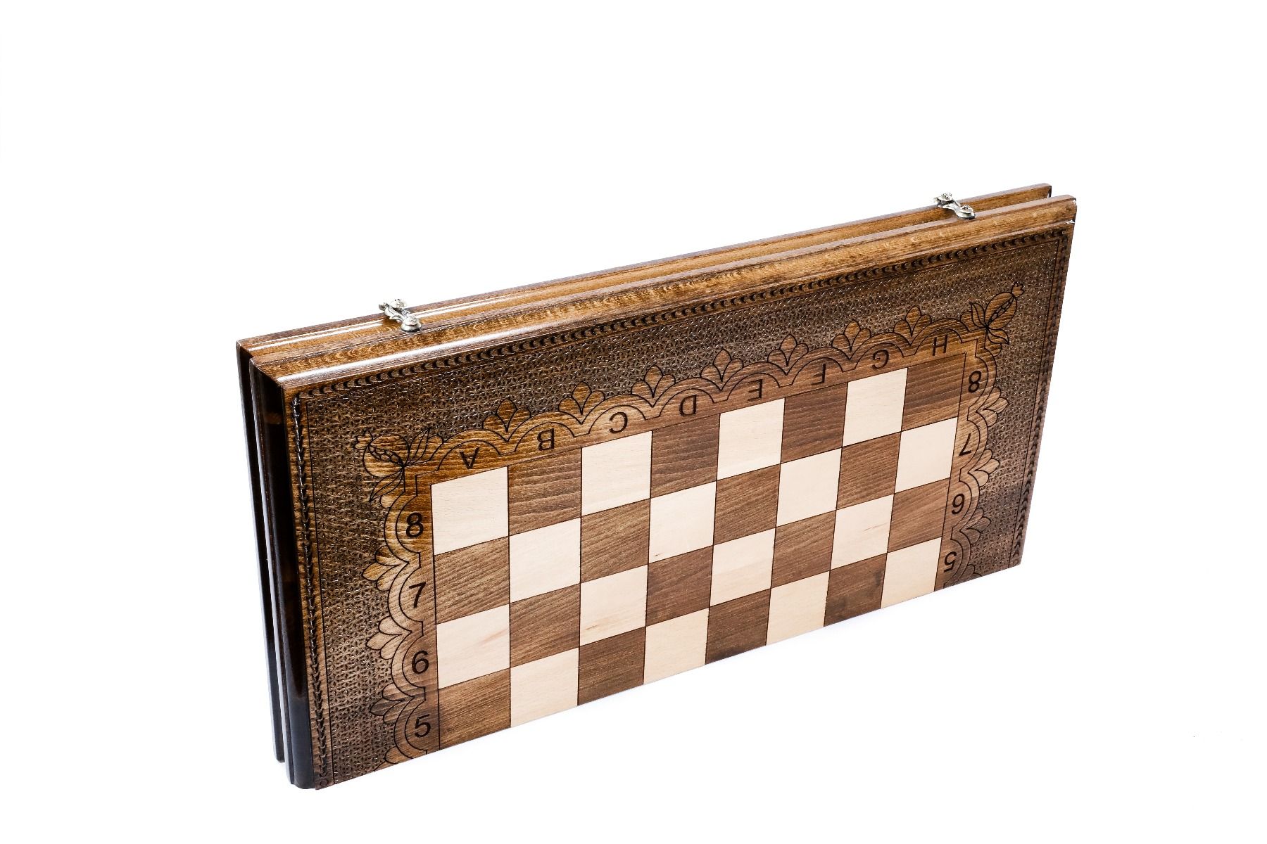 Chess Set & Backgammon Board Classic 60 cm | 23.6" - Unumperfectus