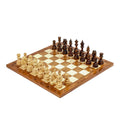 Handmade classic chess set with expanded playing field 15.7 inch