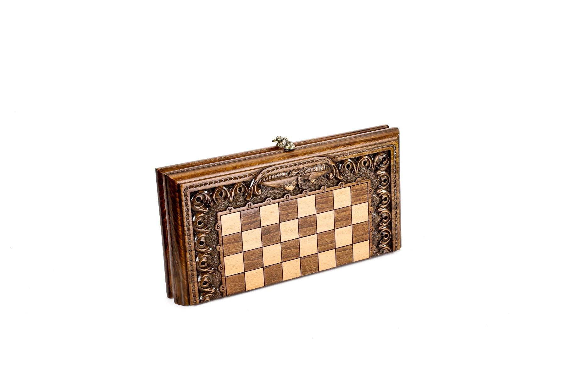 Armenian Chess & Backgammon Set with Mount Ararat 15.7" | 40 cm