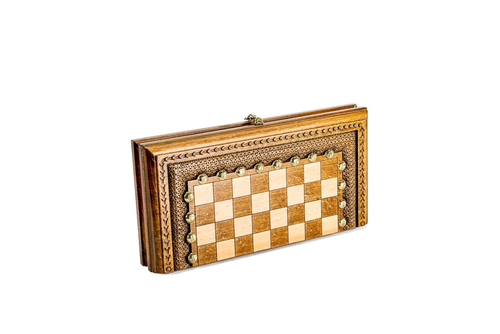 Wooden Carved Chess Set Classic 30 cm / 11.8" - Unumperfectus