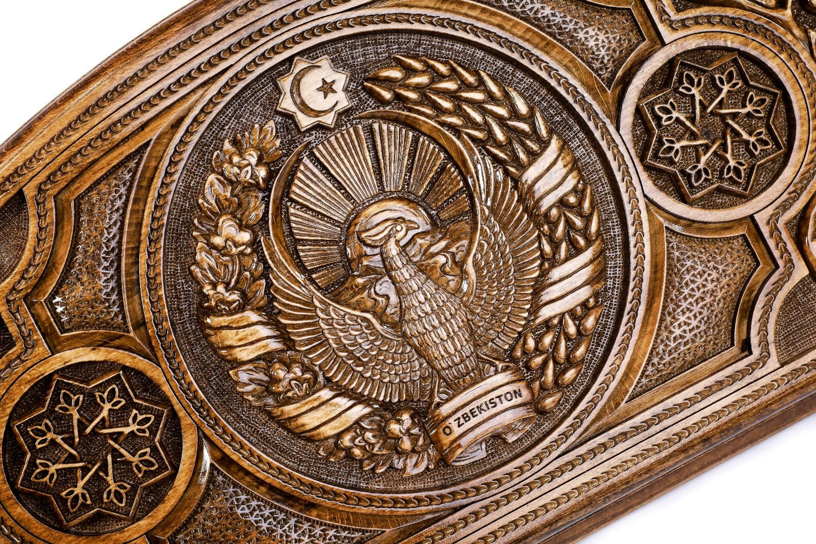 Backgammon Board - Coat of Arms of Uzbekistan - Unumperfectus