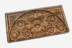 Close-up of the central carved rosette