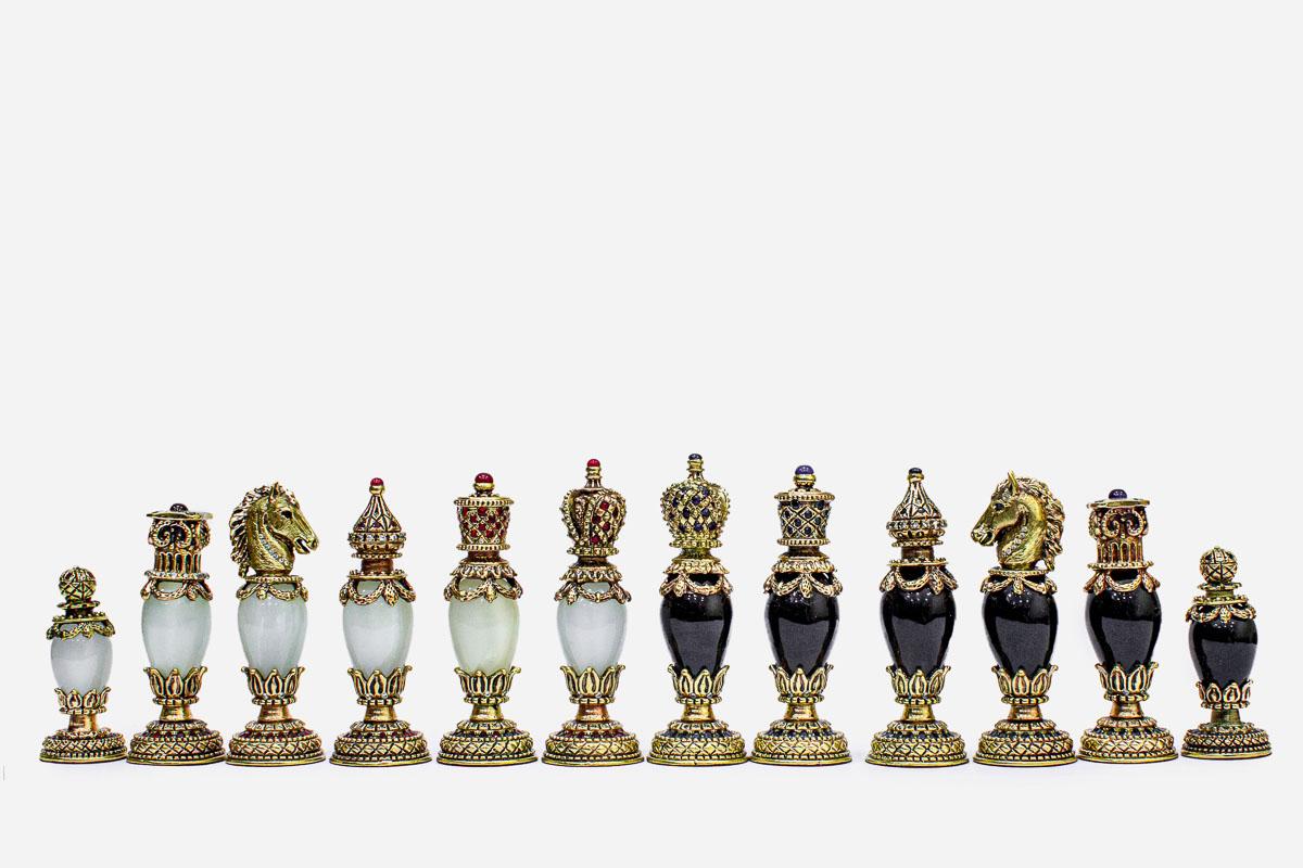 Royal Master-Carved chess and backgammon set - view 7