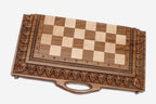 Master-Carved Ornate chess and backgammon set - view 4